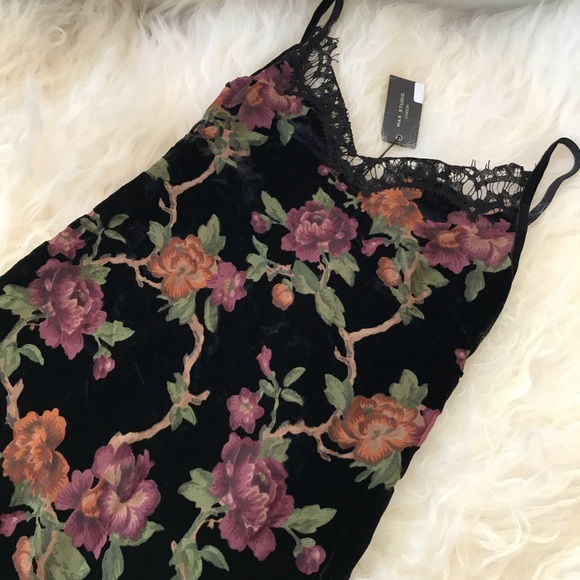 Max Studio London Faux Suede Below Knee Dress - Picture 4 of 6